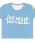 Hot Girls Hit Curbs Crop Tee