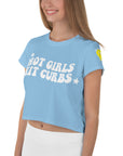 Hot Girls Hit Curbs Crop Tee