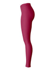 Right-side view of maroon panel Arizona State University color leggings — bold fanwear fit for tailgates and game days from CollegeWares.