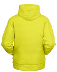 Bright yellow hoodie with bold black “Drink Like a Champion Today” text — college drinking slogan hoodie from CollegeWares.