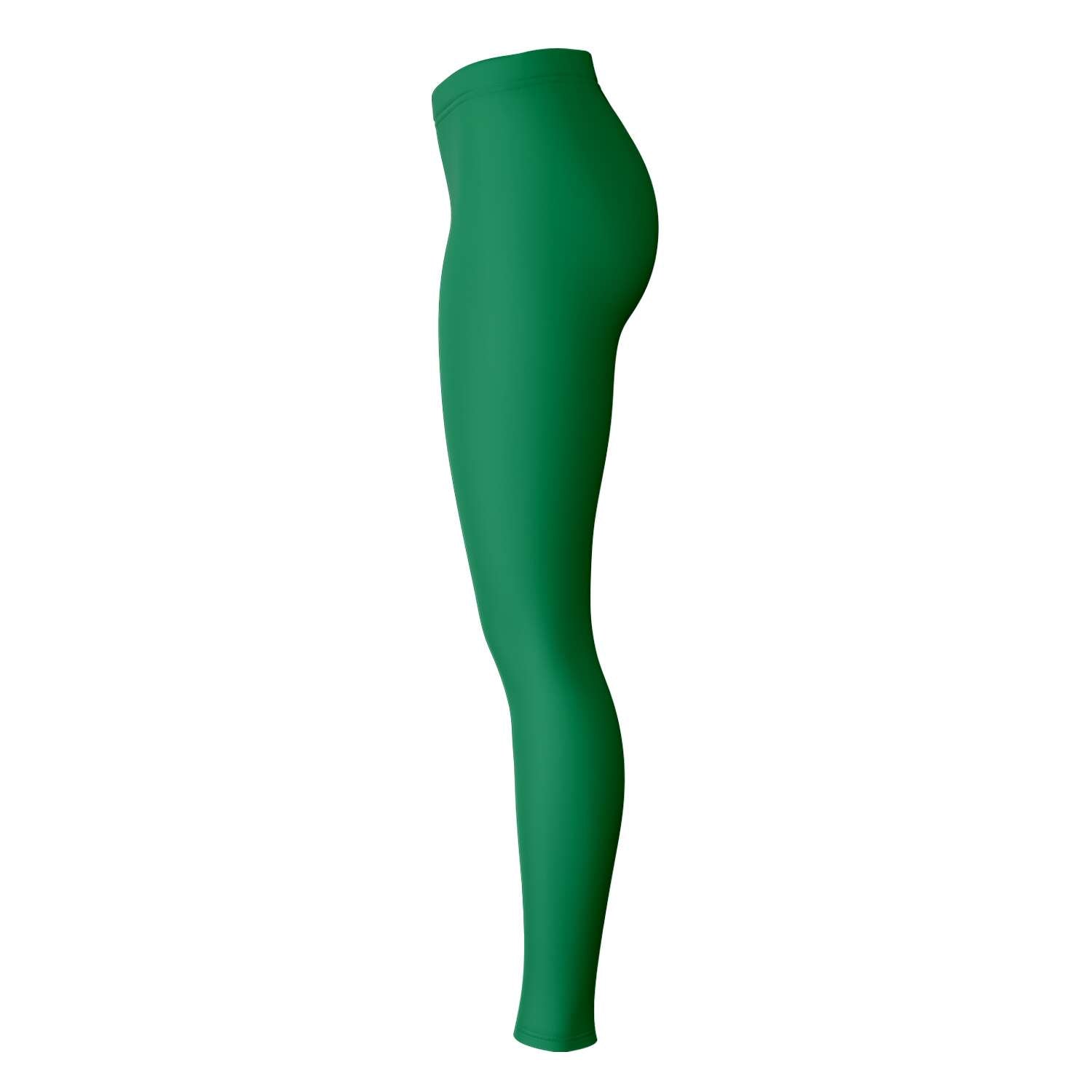 Right-side view of green leggings panel — bold Eagle pride from CollegeWares.