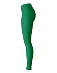 Right-side view of green leggings panel — bold Eagle pride from CollegeWares.