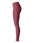 Right-side view of garnet leggings panel — bold and spirited design from CollegeWares.