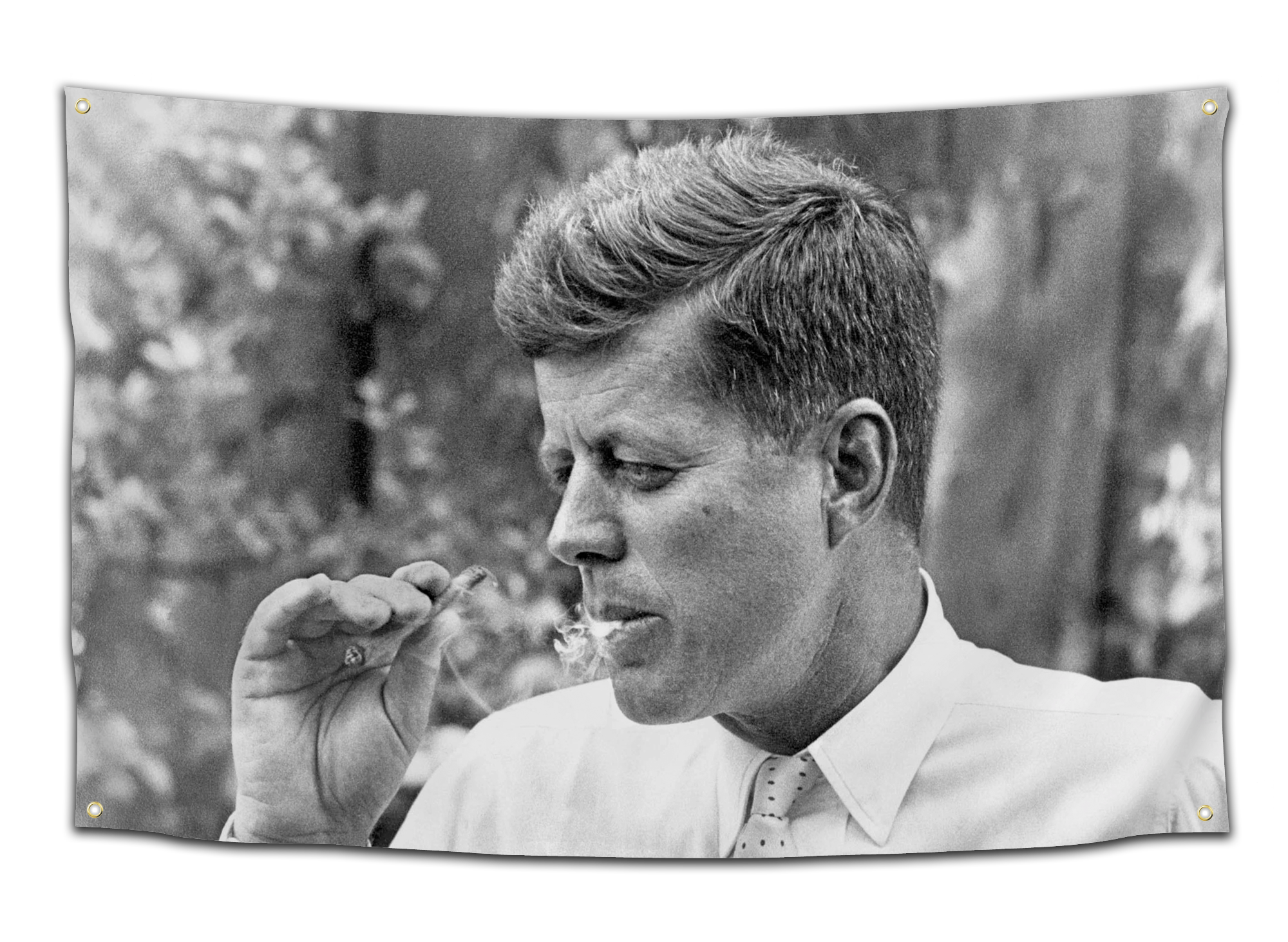 JFK Smoking Flag - CollegeWares