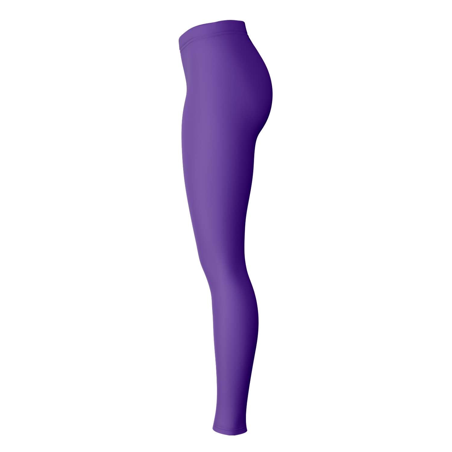 Right-side view of purple leggings panel — spirited Wildcat color pop from CollegeWares.