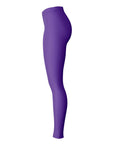 Right-side view of purple leggings panel — spirited Wildcat color pop from CollegeWares.