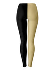 Back view of Colorado Buffs leggings in black and gold — sharp, spirited style from CollegeWares.