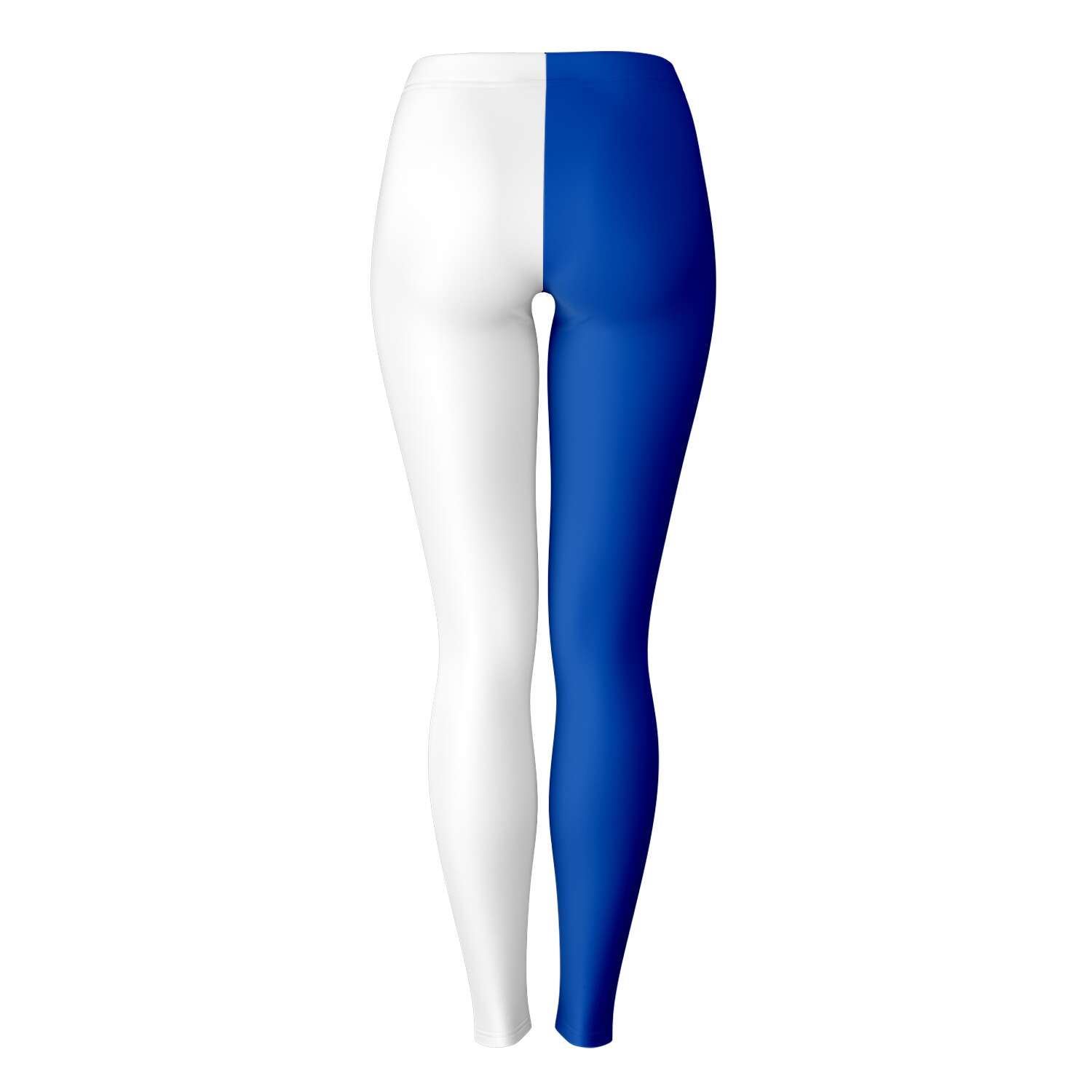 Back image of Kentucky leggings with split-color design — bold game day gear from CollegeWares.