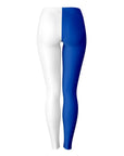 Back image of Kentucky leggings with split-color design — bold game day gear from CollegeWares.