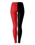 Back image of Louisville leggings with strong color contrast — spirited Cardinal wear from CollegeWares.