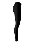 Left-side view of black panel Louisville leggings — sleek, game-ready vibes by CollegeWares.