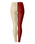 Back image of Oklahoma Sooners leggings with two-tone design — spirited game day gear from CollegeWares.