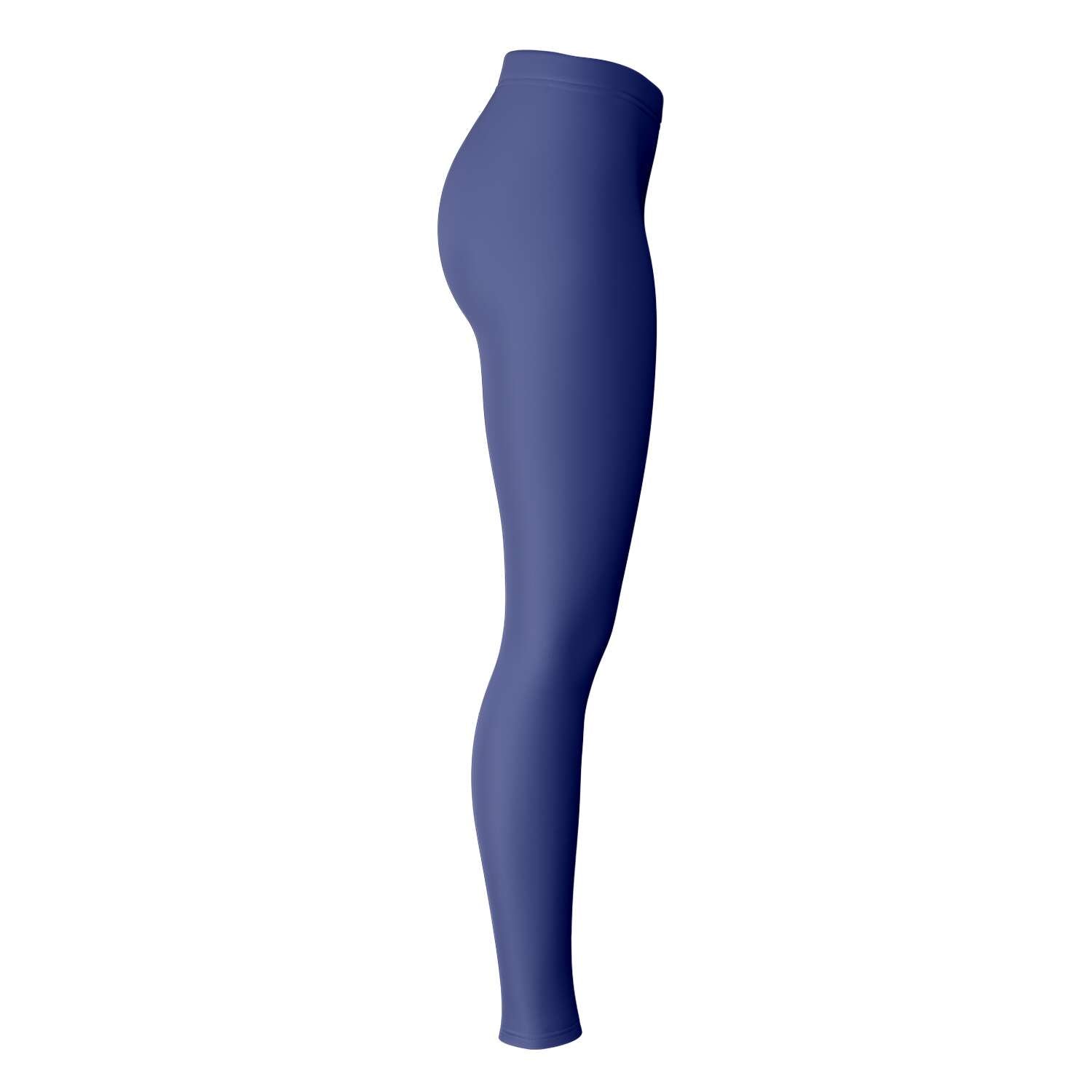 Left-side view of purple panel UW leggings — stylish game day wear from CollegeWares.