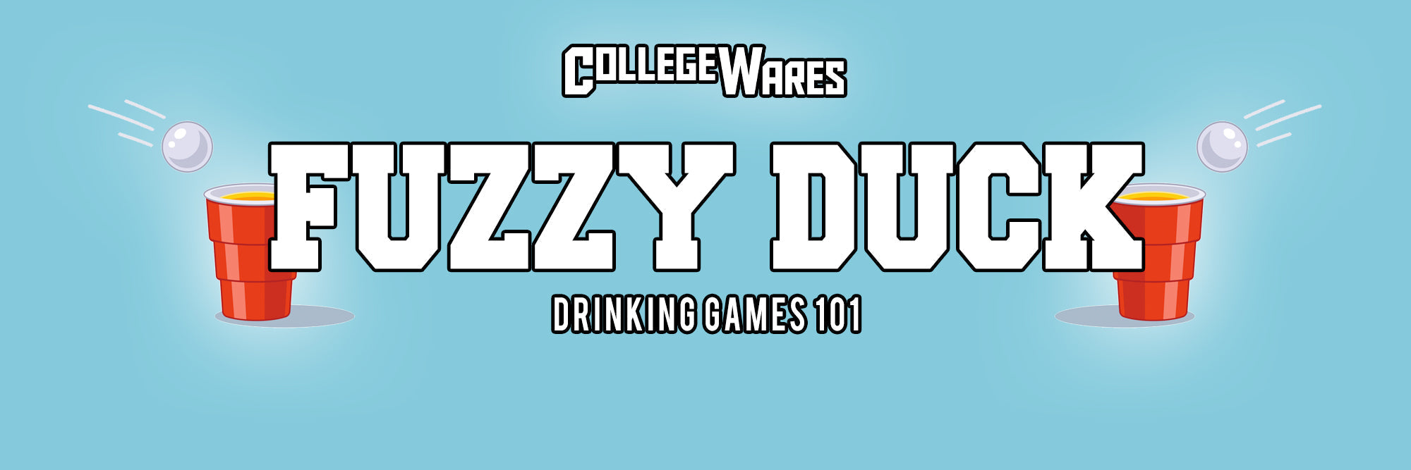 Fuzzy Duck drinking game with players saying phrase prompts