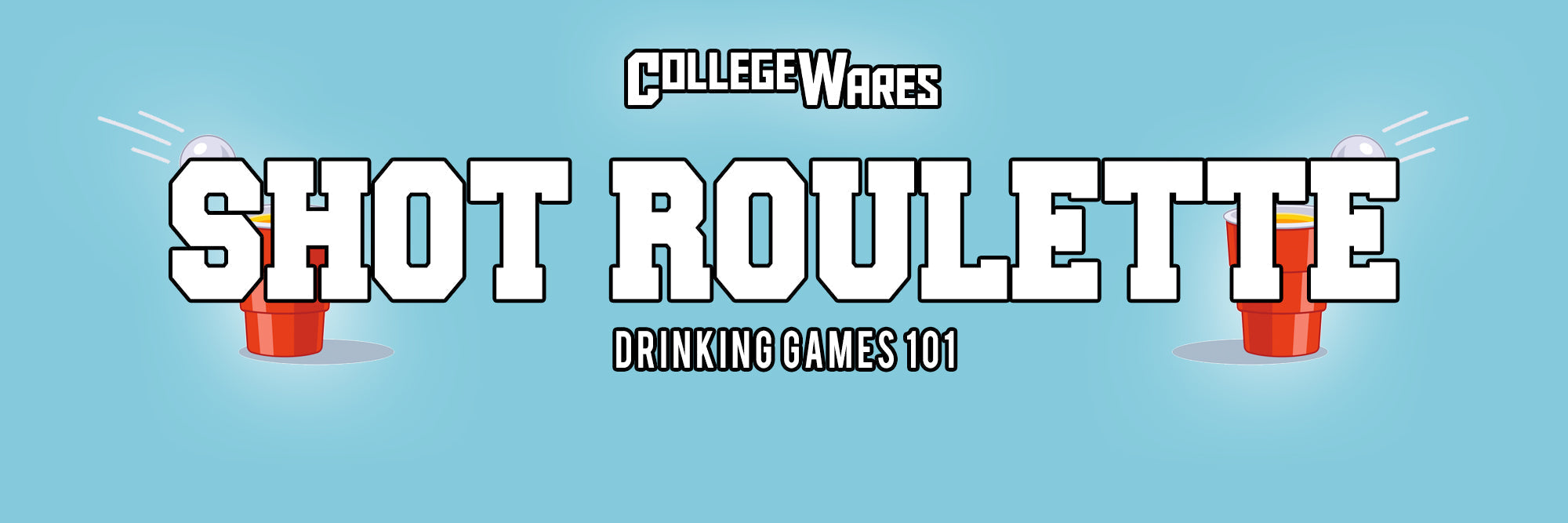 Shot Roulette drinking game wheel and numbered cups setup