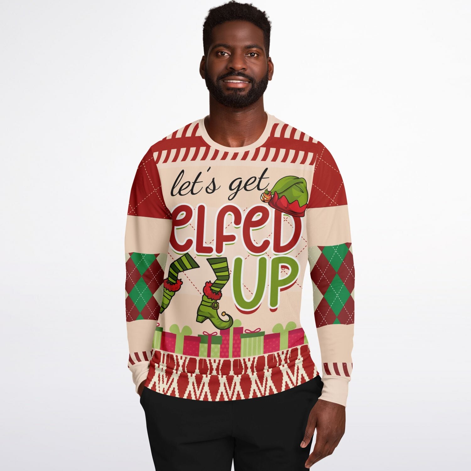 Let’s Get Elfed Up Christmas Sweater