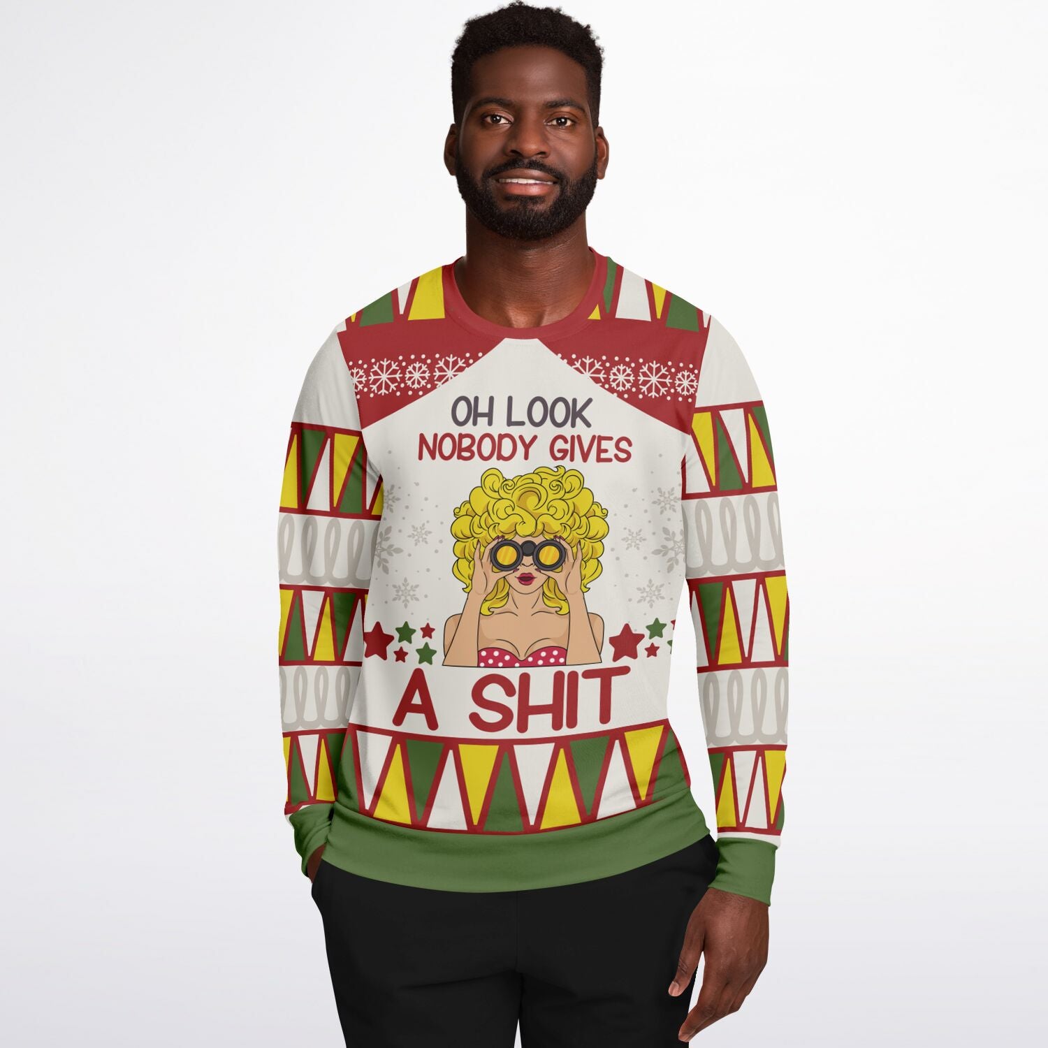 Oh Look, Nobody Gives A Shit Christmas Sweatshirt