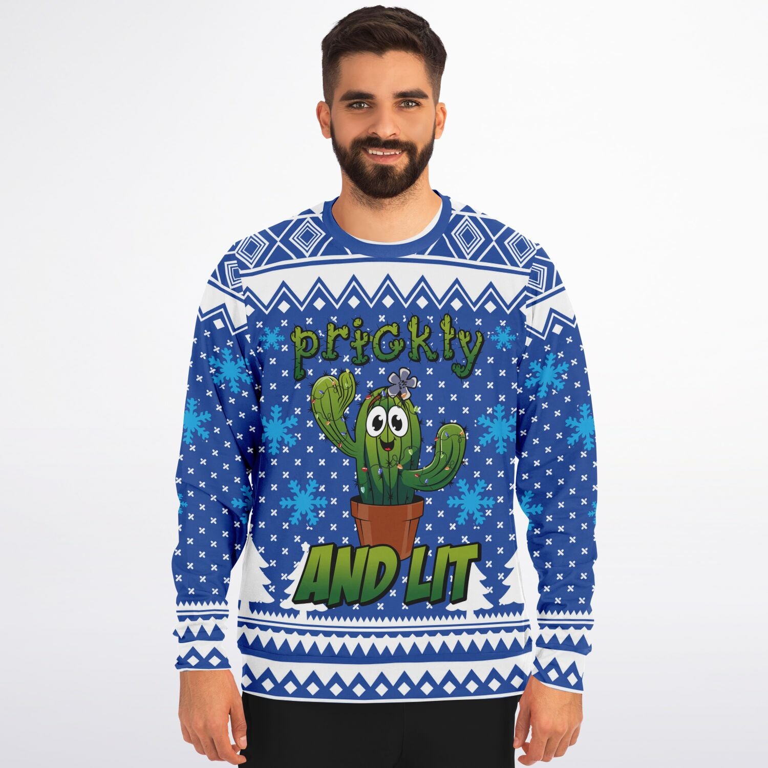 Prickly and Lit Christmas Sweatshirt