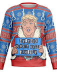 Epstein Didn't Kill Himself Trump Christmas Sweatshirt