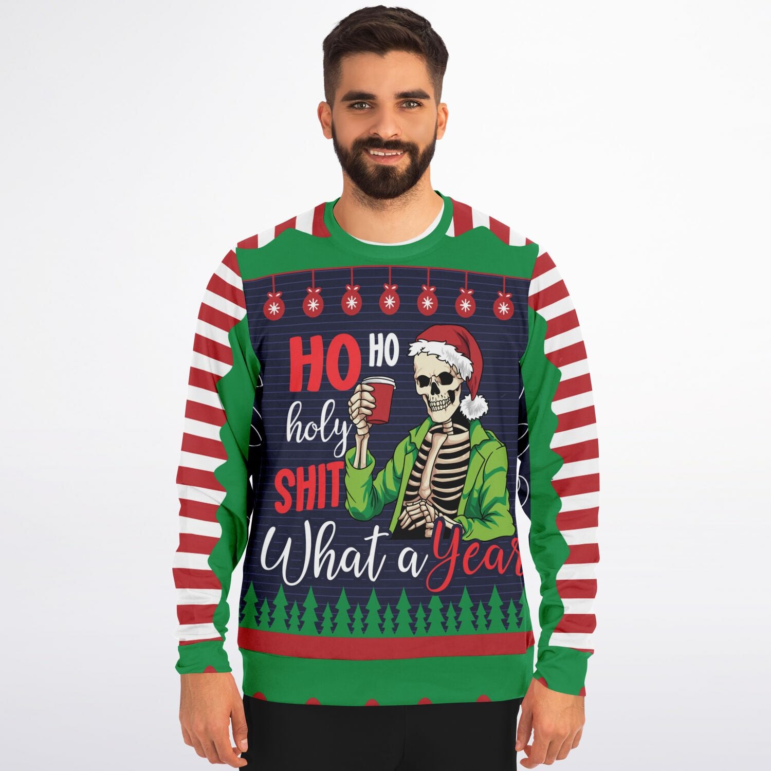 Ho Ho Holy Shit What A Year Christmas Sweatshirt