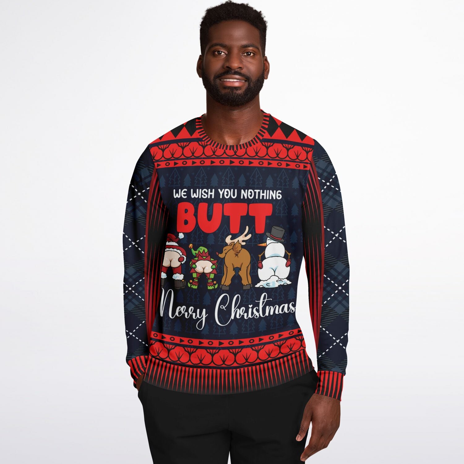 We Wish You Nothing Butt Christmas Sweatshirt