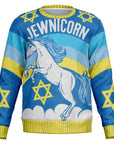 Jewnicorn Christmas Hannukah Sweatshirt