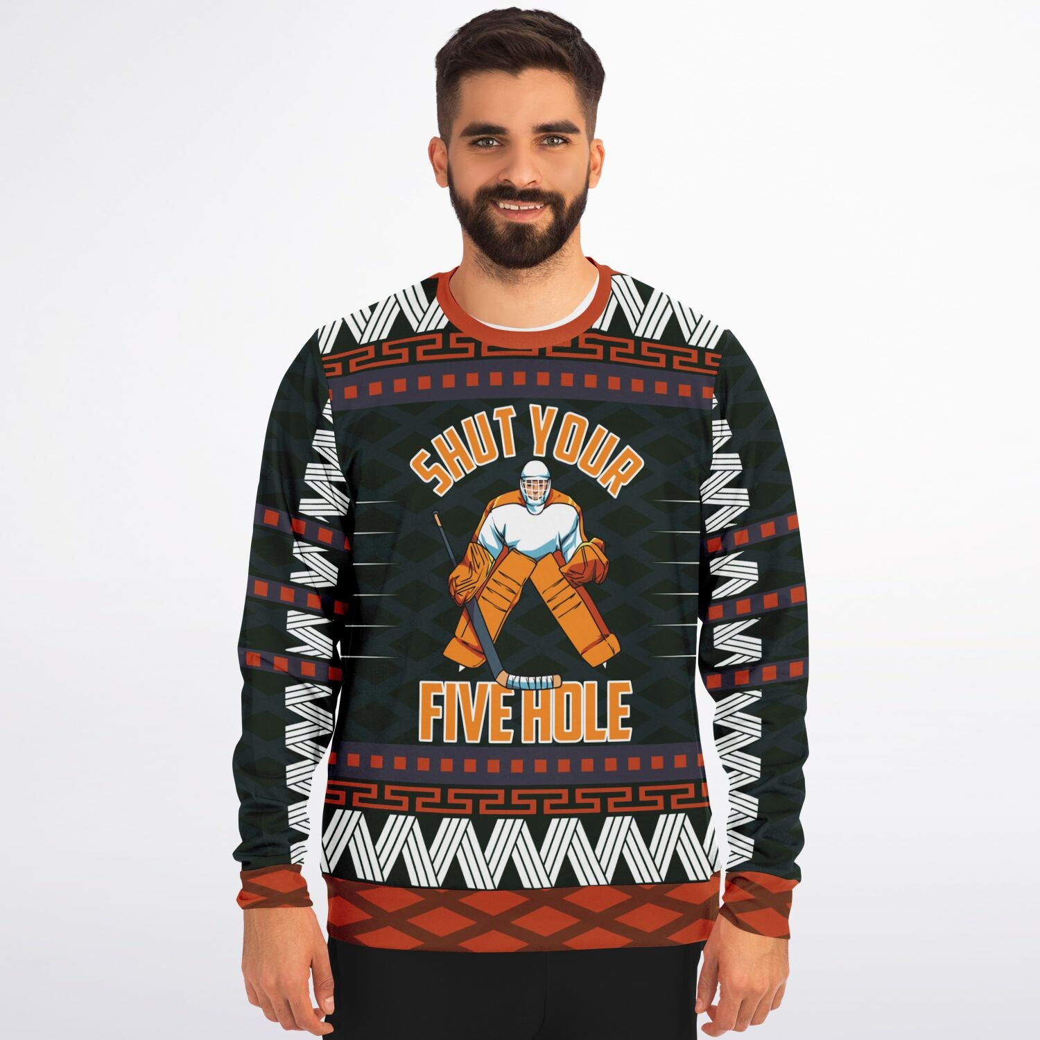 Shut Your Five Hole Christmas Sweatshirt