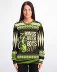 Bongs Over Boys Weed Christmas Sweatshirt