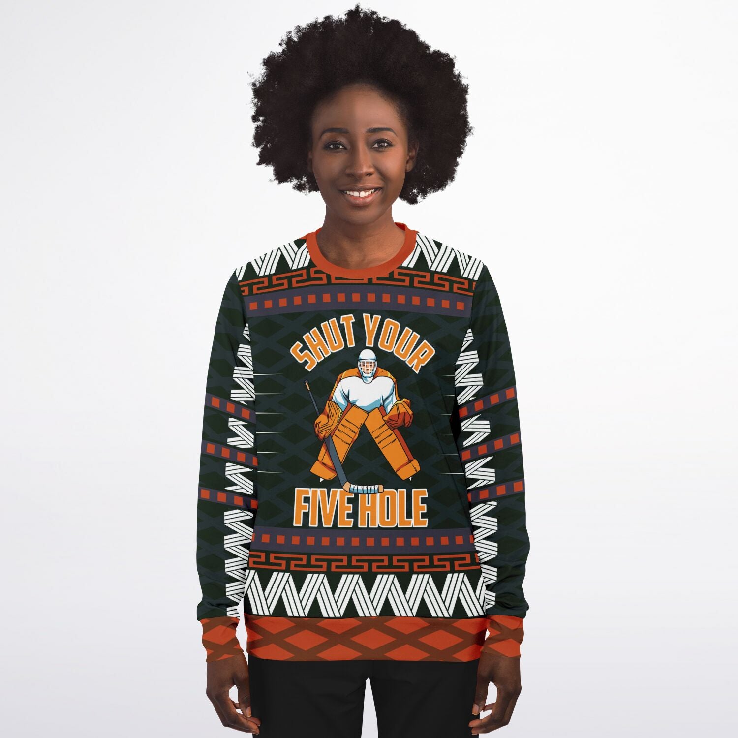 Shut Your Five Hole Christmas Sweatshirt