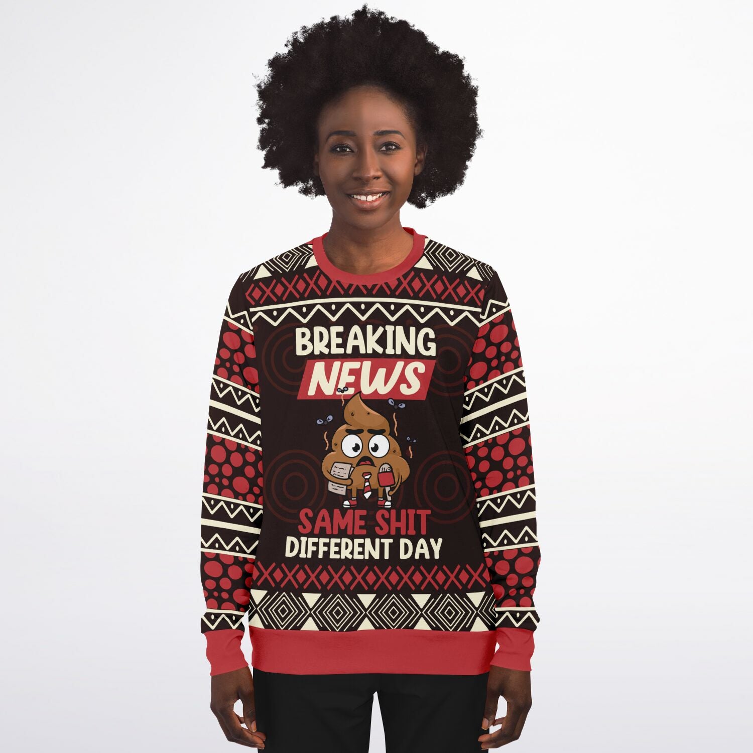 Breaking News: Same Shit Different Day Christmas Sweatshirt