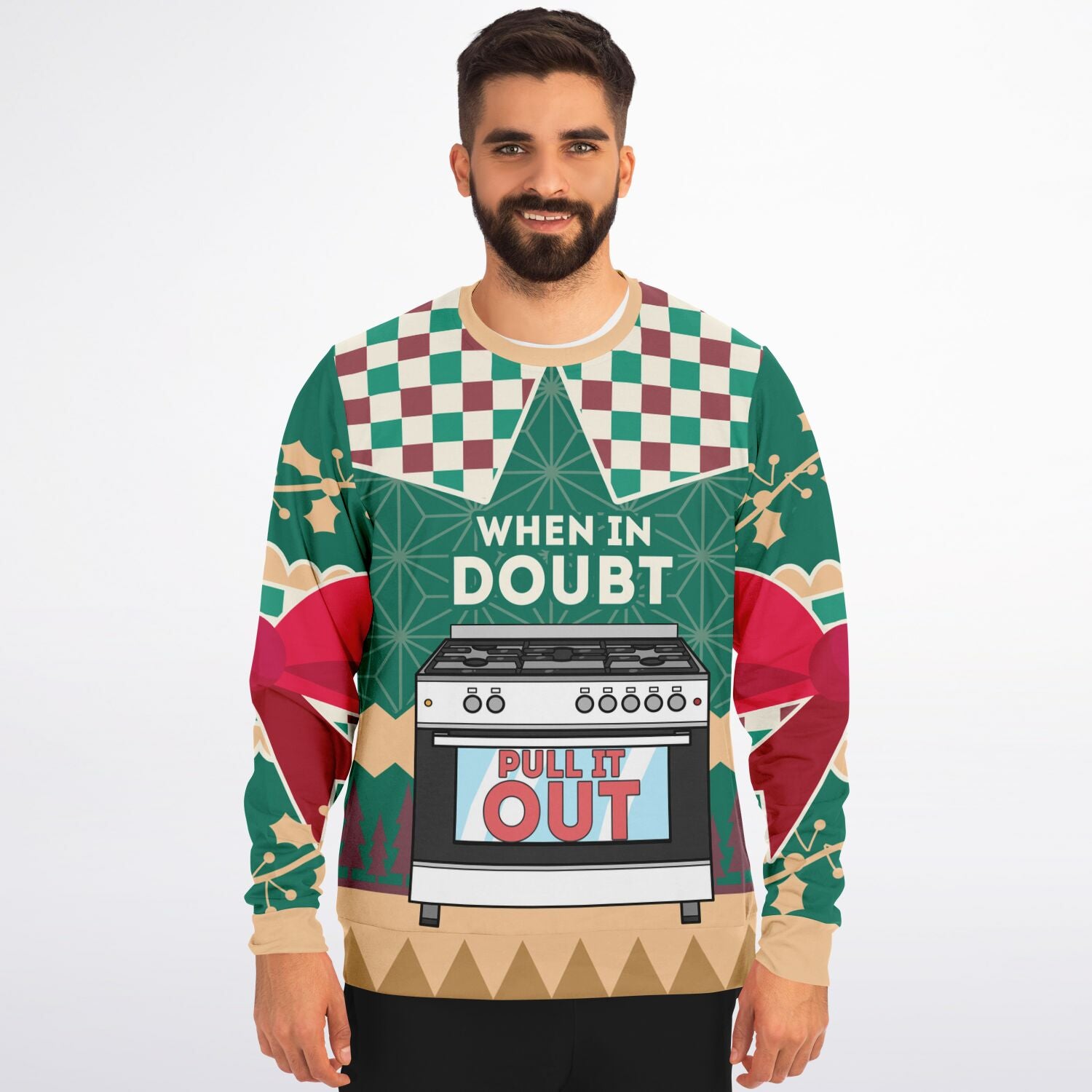 When in Doubt, Pull It Out Oven Christmas Sweatshirt