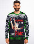 Working It at the Pole Christmas Sweatshirt