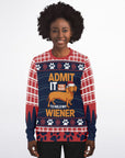 Admit It You Want to Hold My Wiener Christmas Sweatshirt