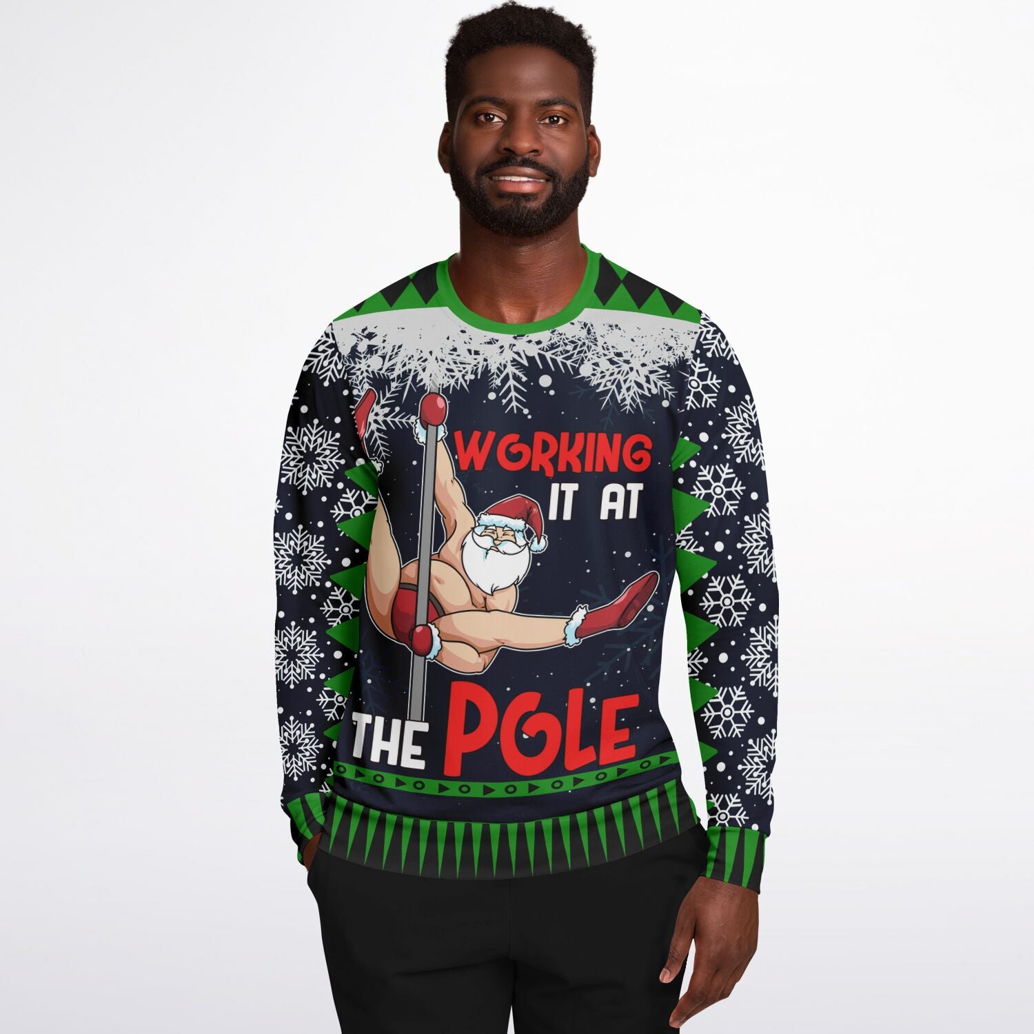 Working It at the Pole Christmas Sweatshirt