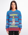 Meowy Christmas Cat Christmas Sweatshirt