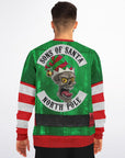 Santa's Little Biker Help Christmas Sweatshirt