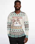 Pathetic Human Cat Christmas Sweatshirt