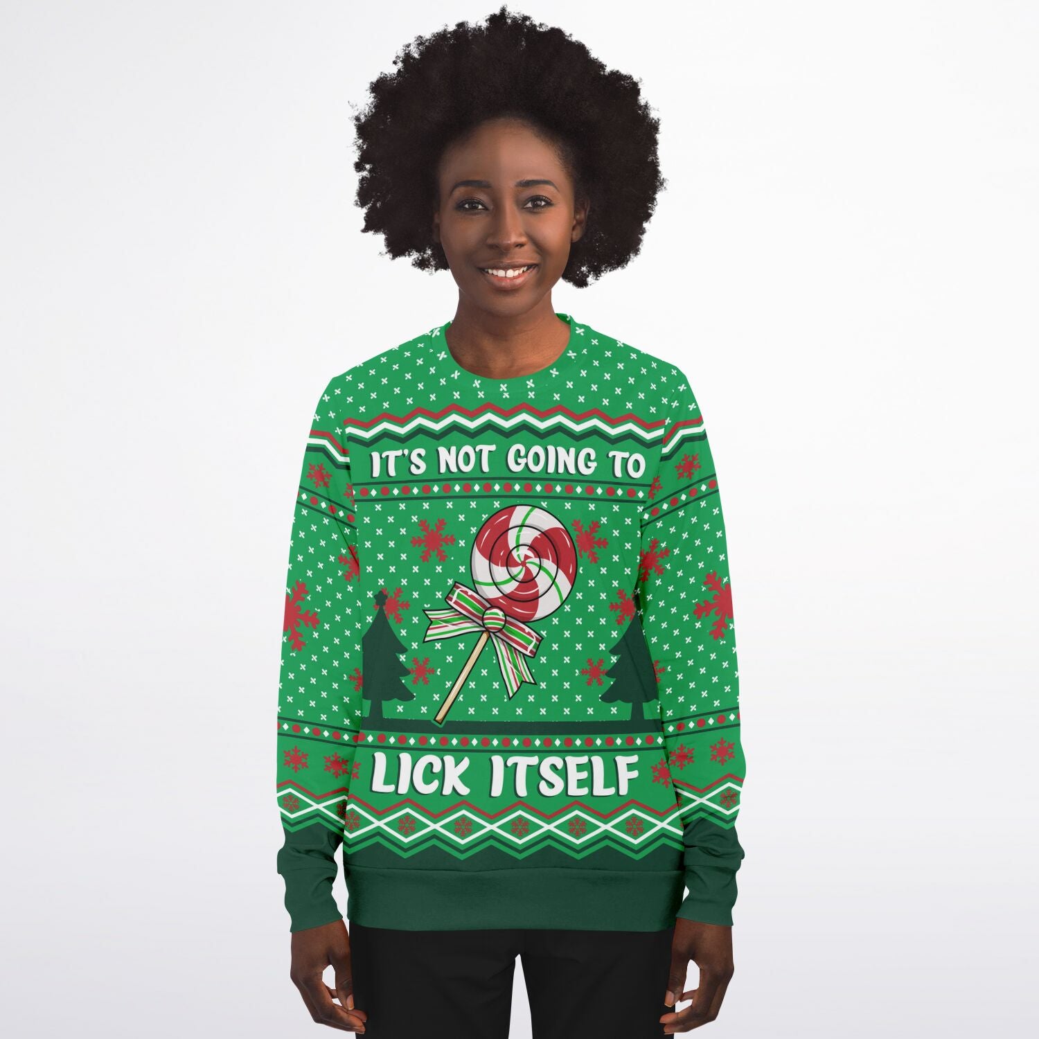 It&#39;s Not Going to Lick Itself Christmas Sweatshirt