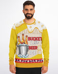 Bucket List: Beer and Ice Christmas Sweatshirt