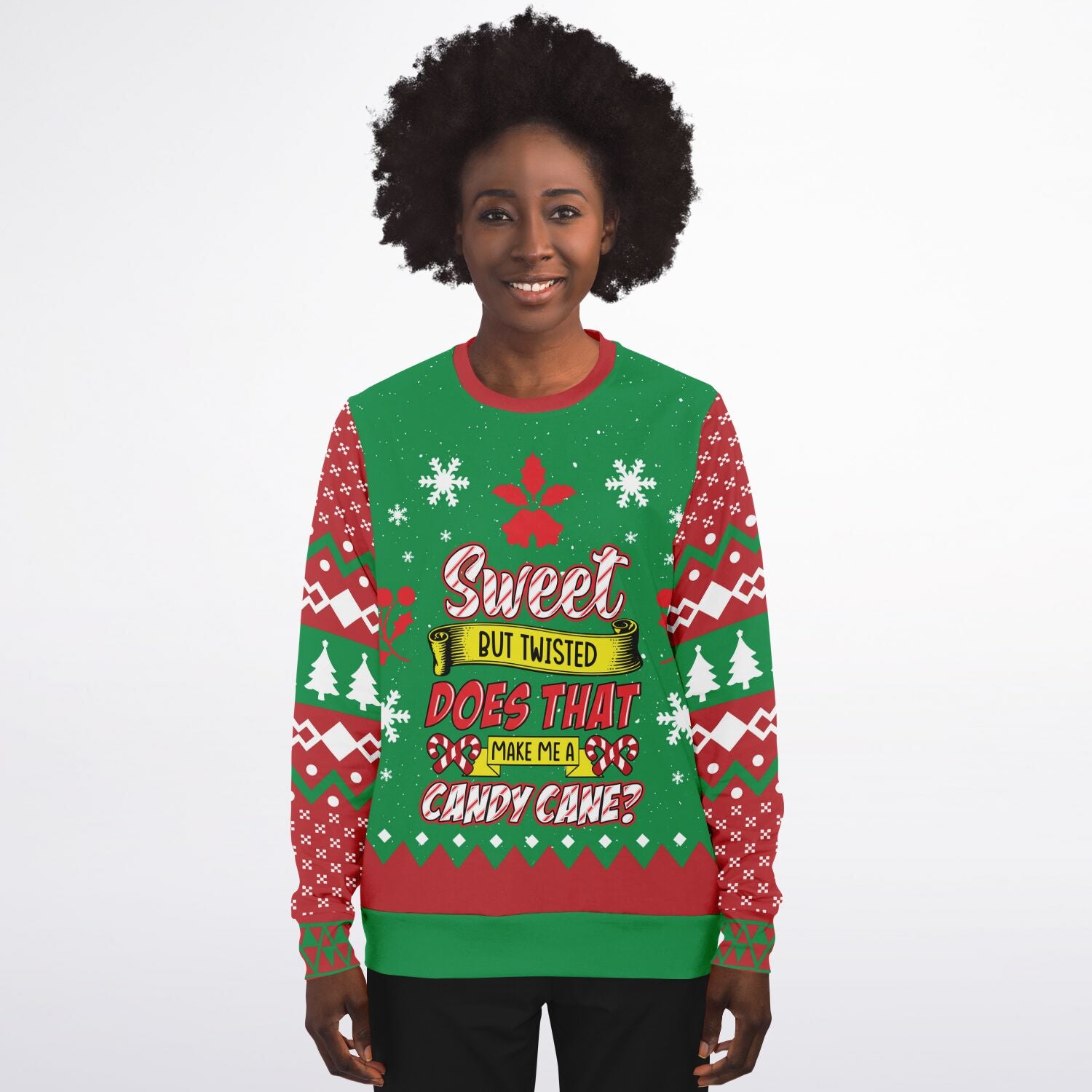 Candy Cane Christmas Sweatshirt