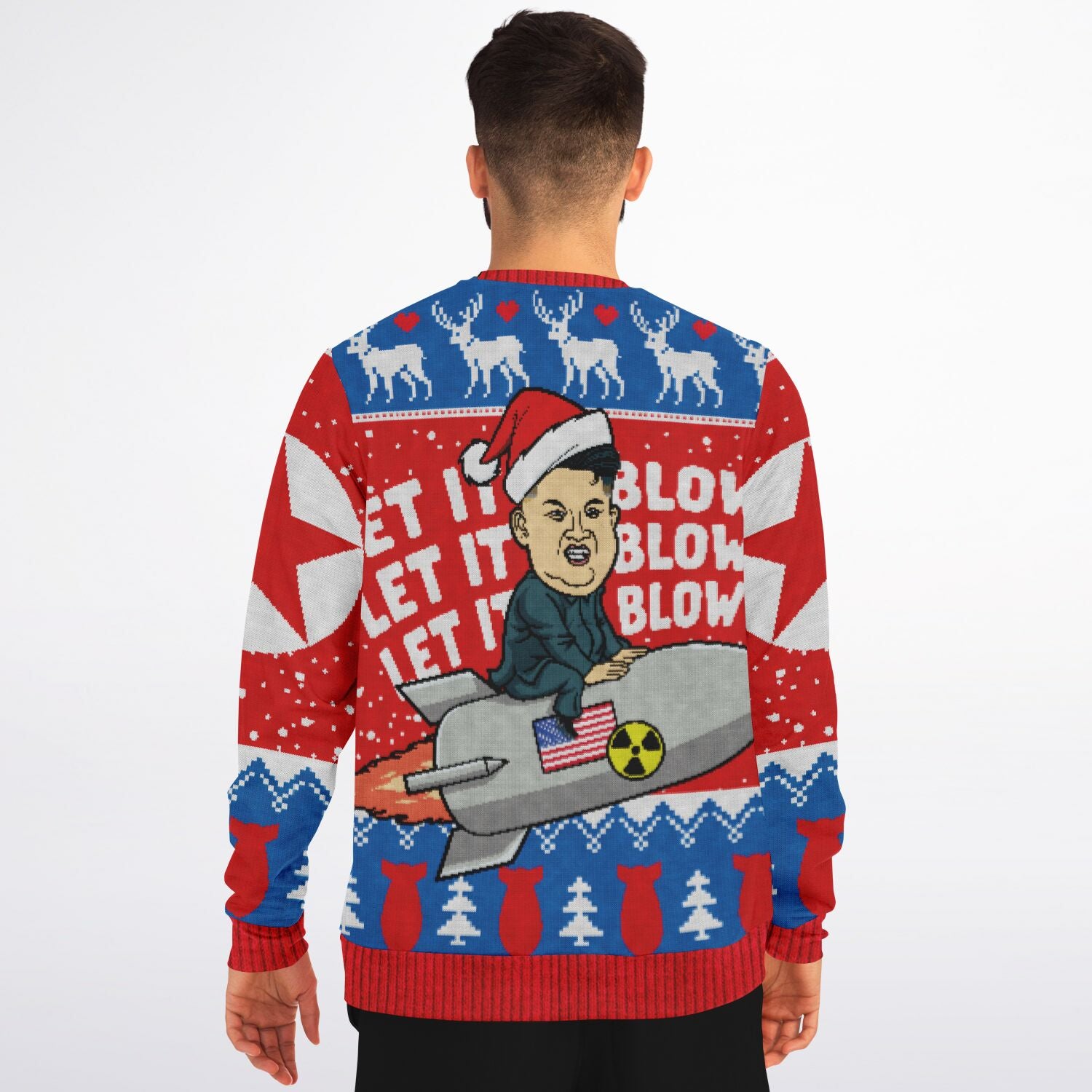 Let it Blow Kim Jung Un Christmas Sweatshirt