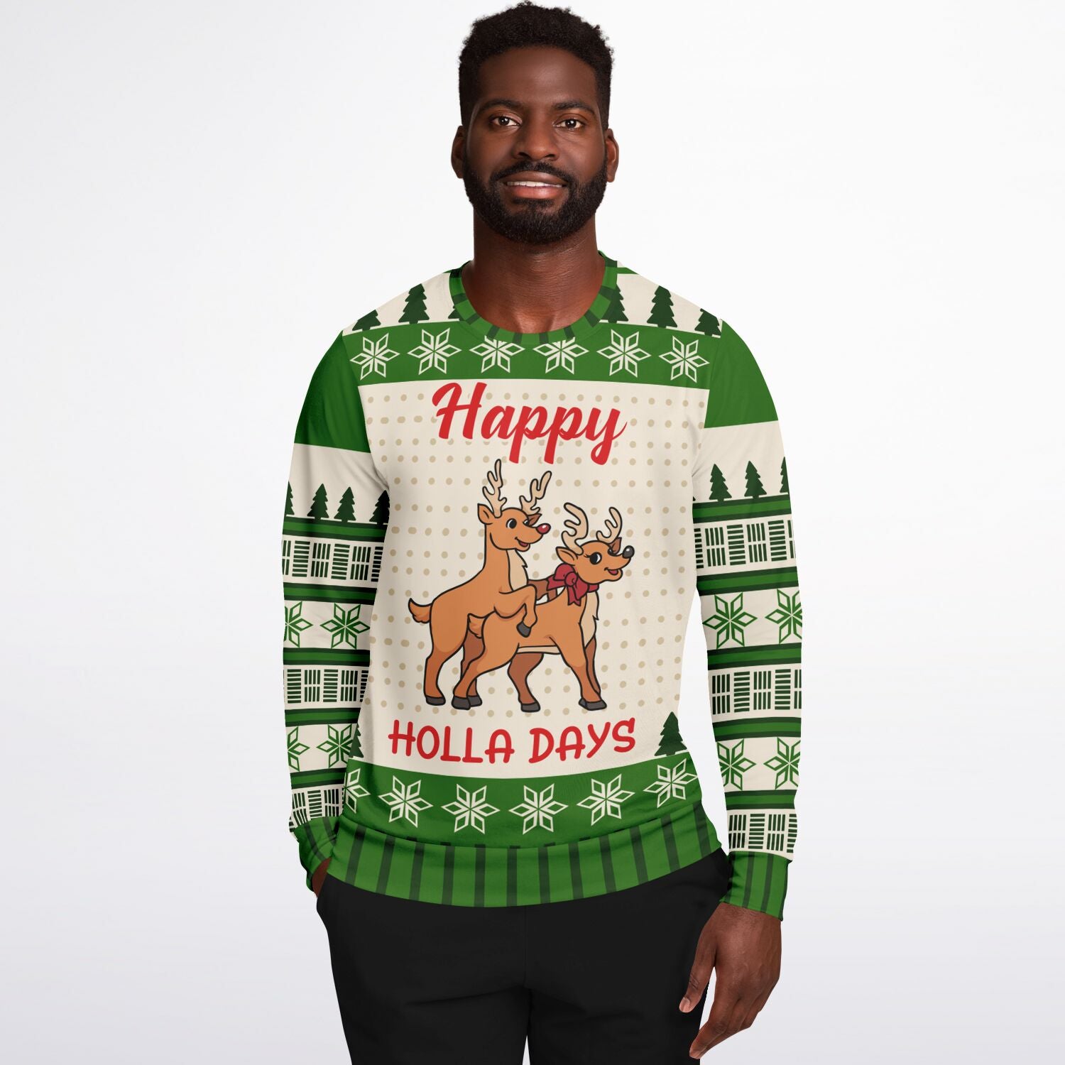 Happy Holla Days Christmas Sweatshirt