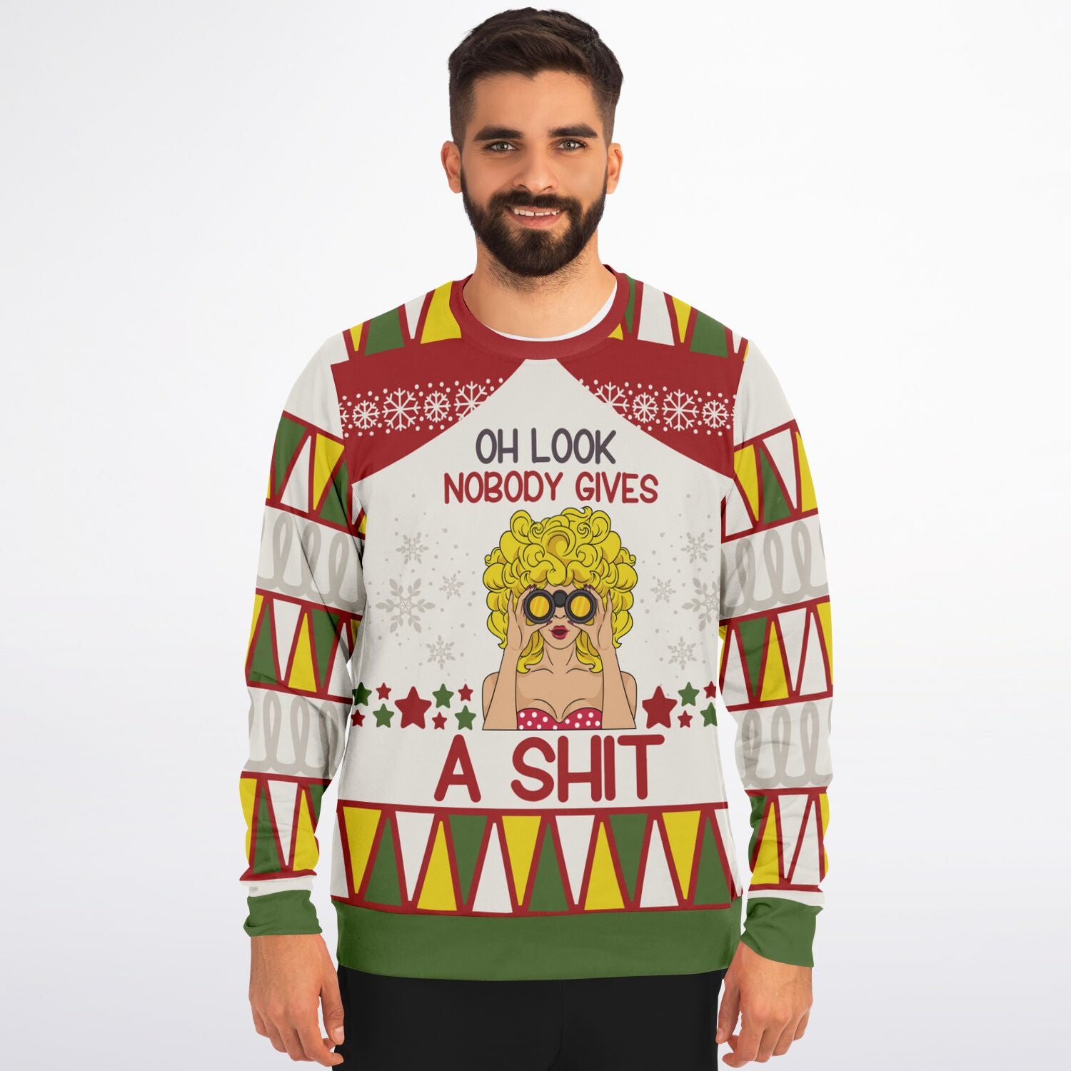 Oh Look, Nobody Gives A Shit Christmas Sweatshirt