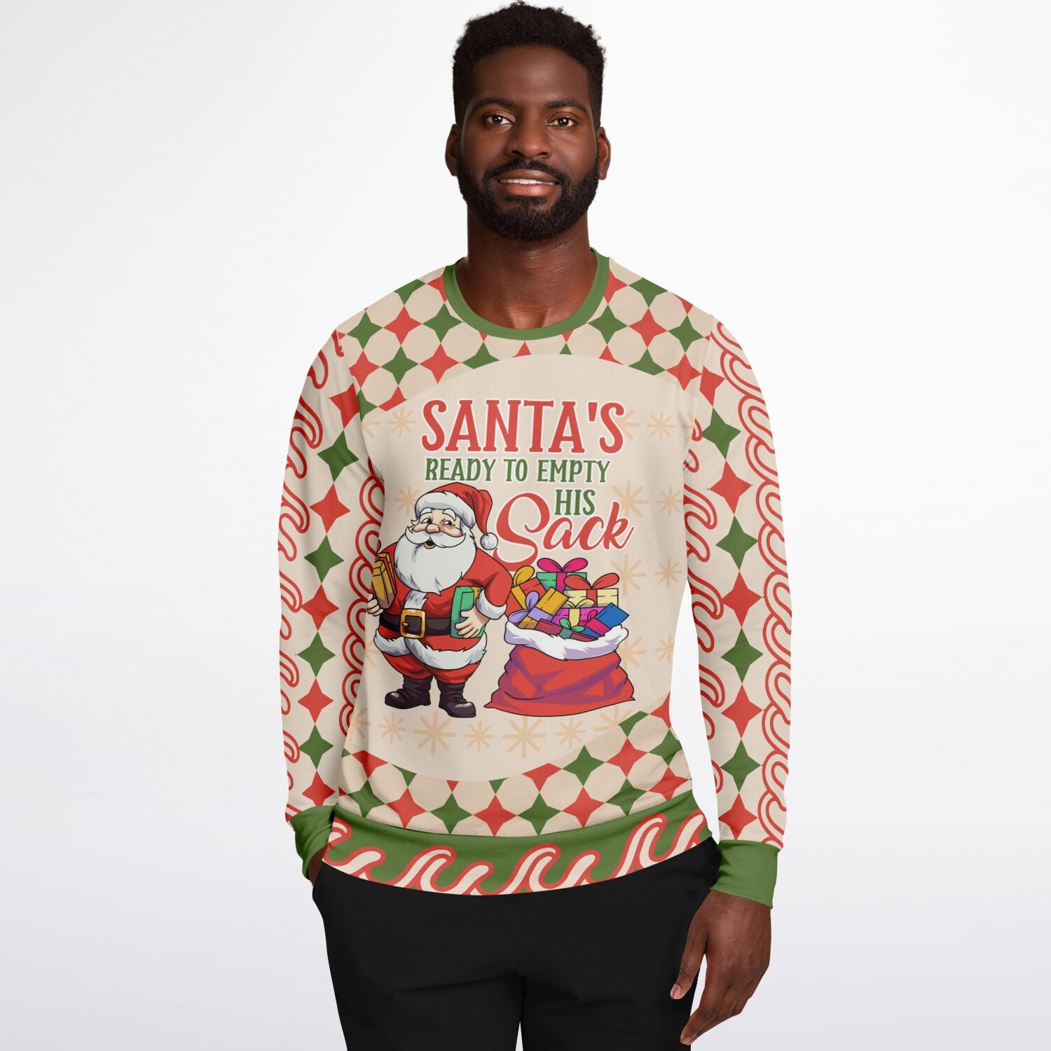 Santa’s Ready to Empty His Sack Christmas Sweatshirt