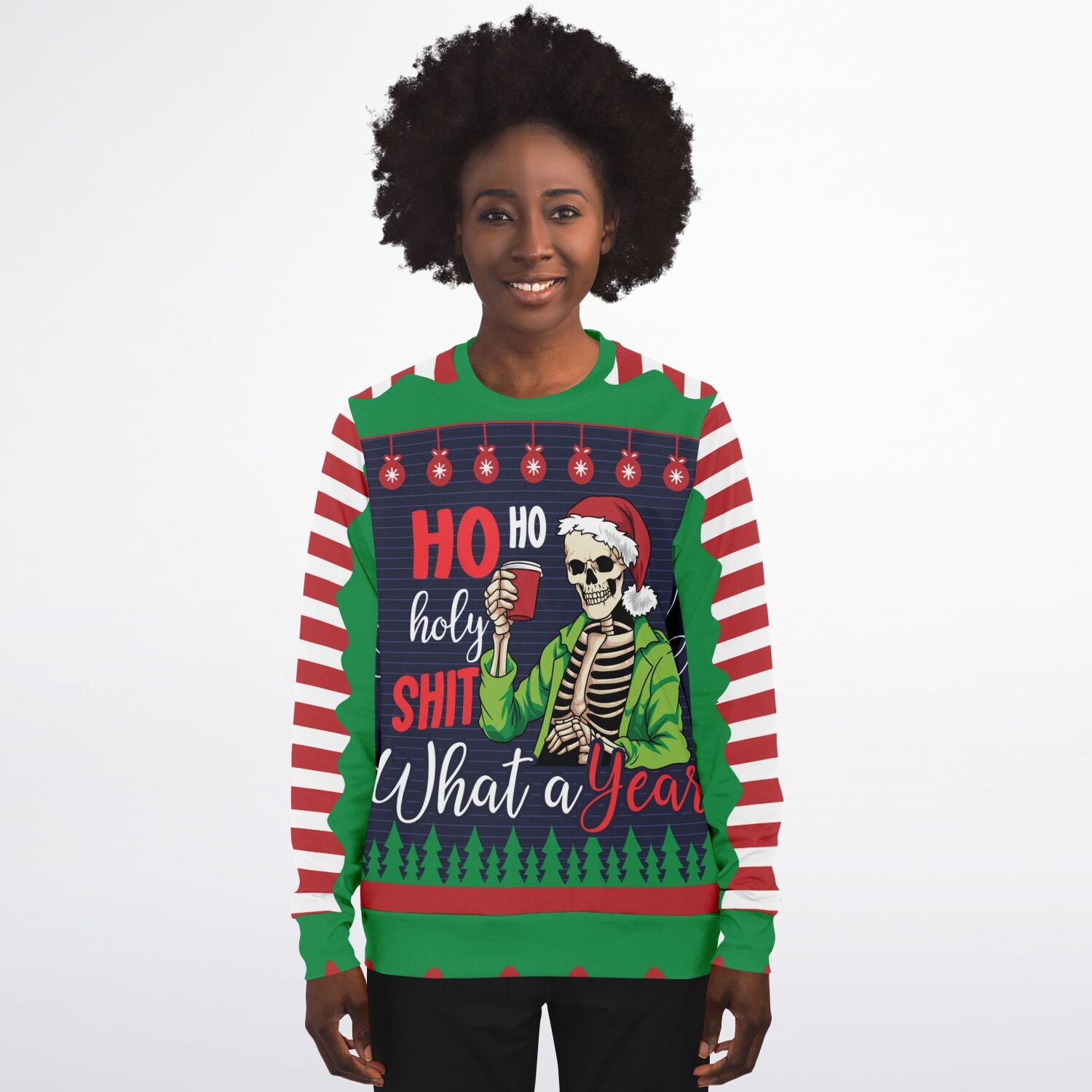 Ho Ho Holy Shit What A Year Christmas Sweatshirt