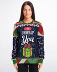 I’d Unwrap You Christmas Sweatshirt