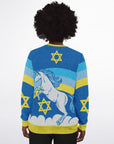 Jewnicorn Christmas Hannukah Sweatshirt