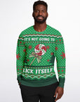 It's Not Going to Lick Itself Christmas Sweatshirt