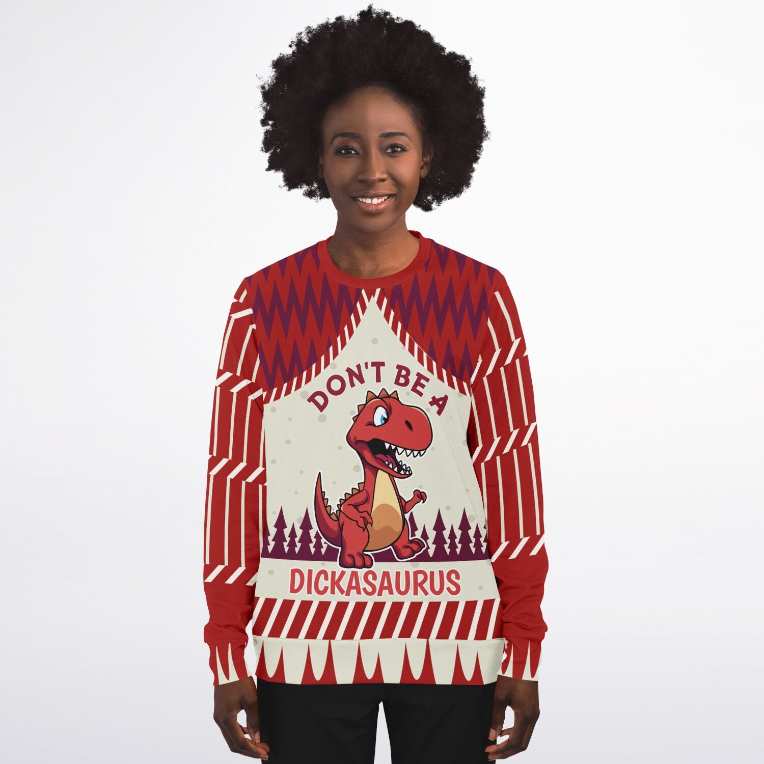 Don’t Be a Dickasaurus Christmas Sweatshirt