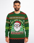 Nice Until Proven Naughty Christmas Sweatshirt